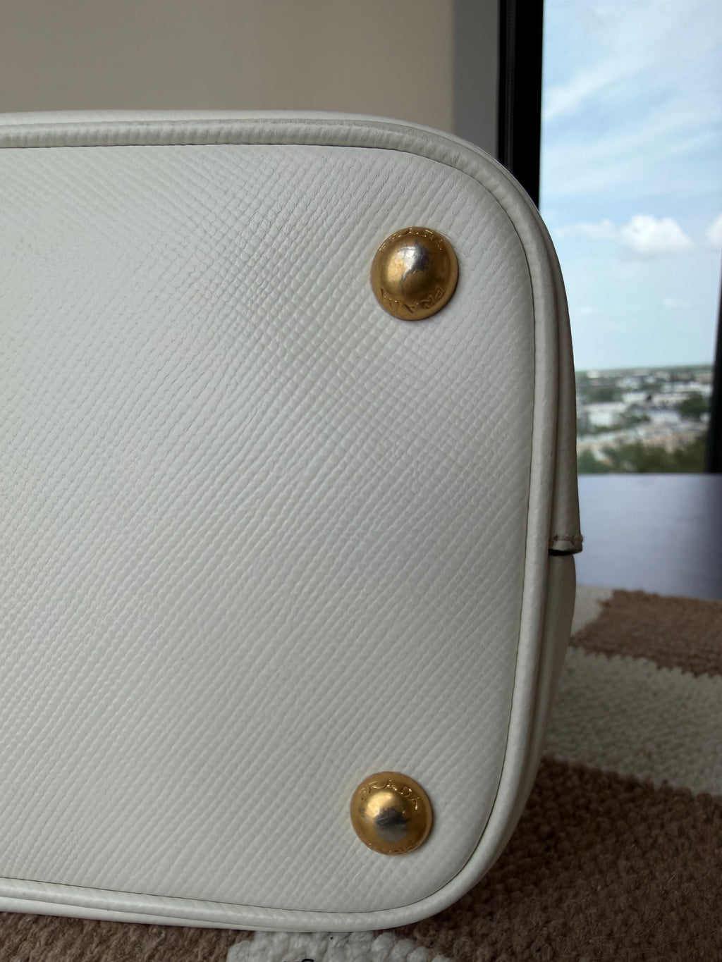 Prada Saffiano Lux Promenade Medium Satchel