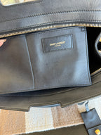 SOLD - Saint Laurent Cabas Y Top Handle Bag