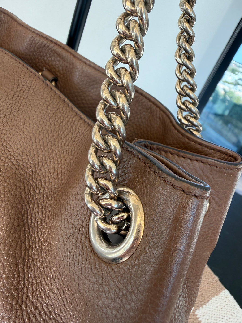 Gucci Soho Medium Chain Tote