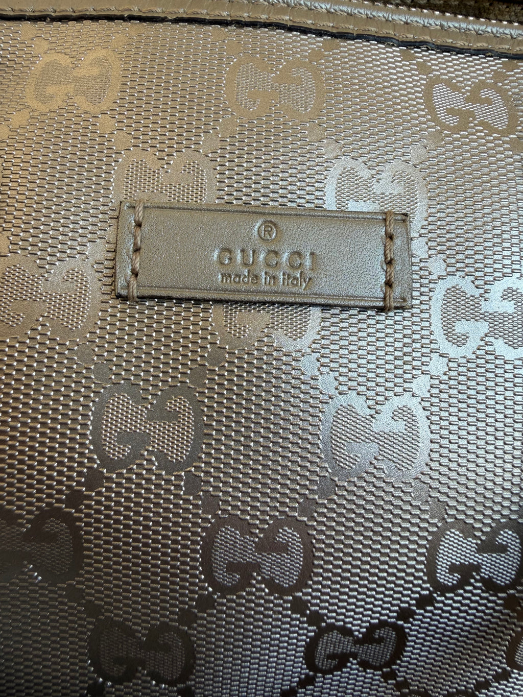 Gucci Monogram Boston Bag