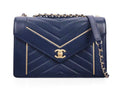 Chanel Reversed Chevron Envelope Flap