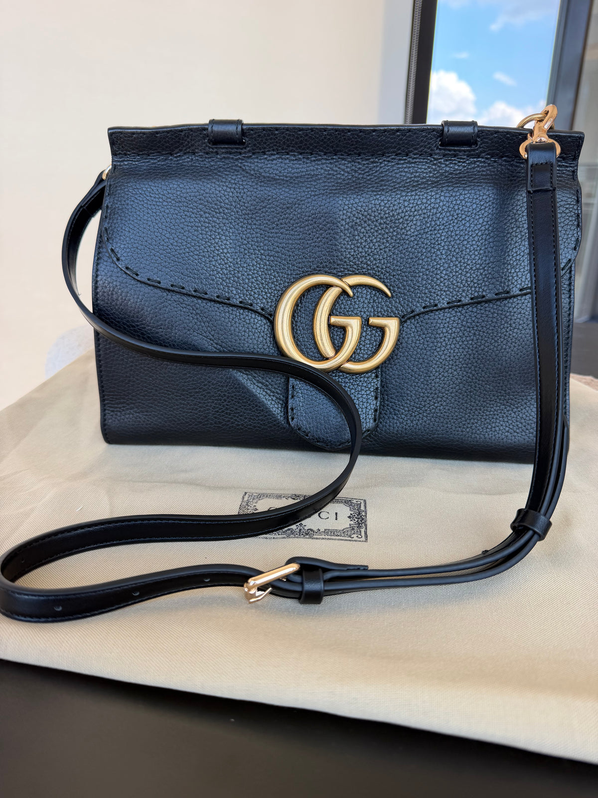 Gucci Marmot Top Handle Bag