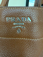 Prada Vitello Daino Leather Shoulder Tote