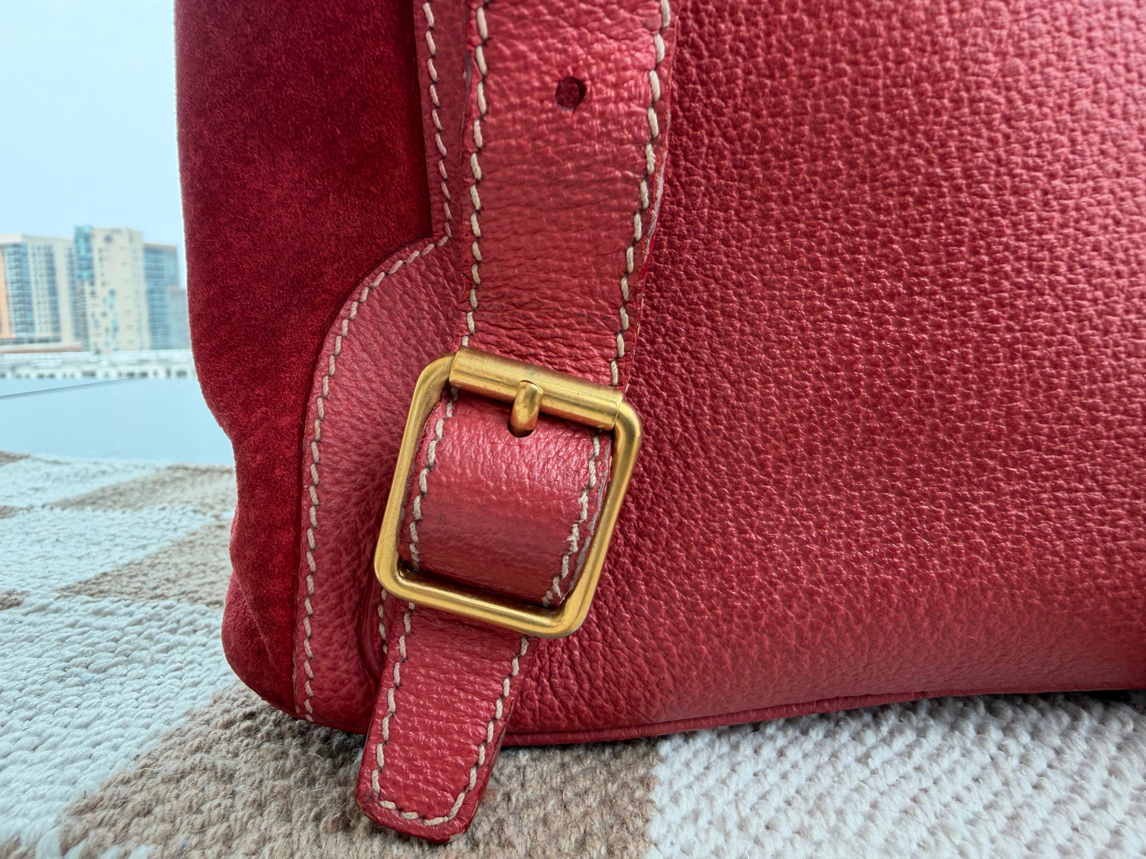 SOLD - Gucci Vintage Suede Backpack