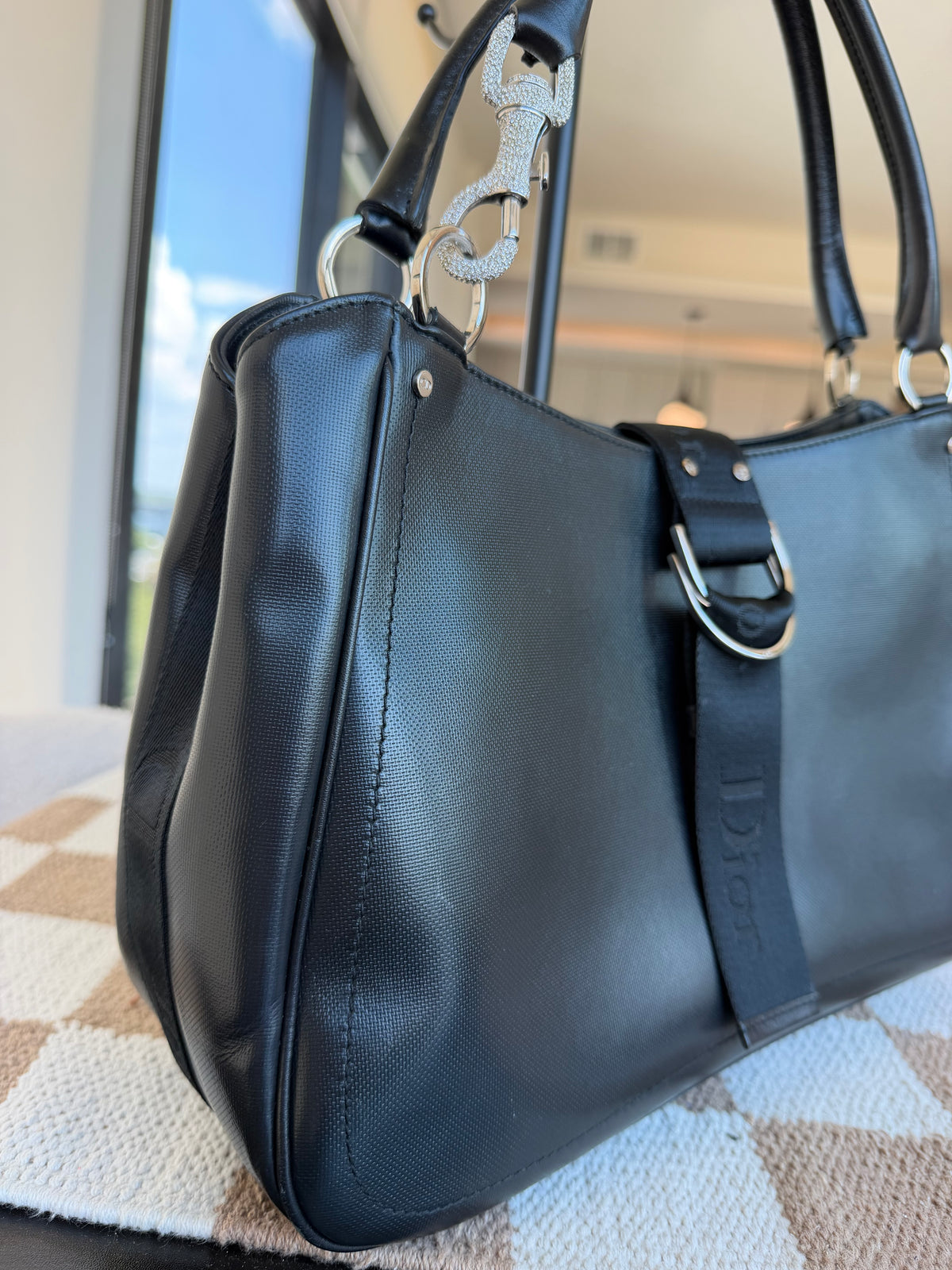 Dior Trotter Shoulder Bag- Swarovski Crystal Hardware