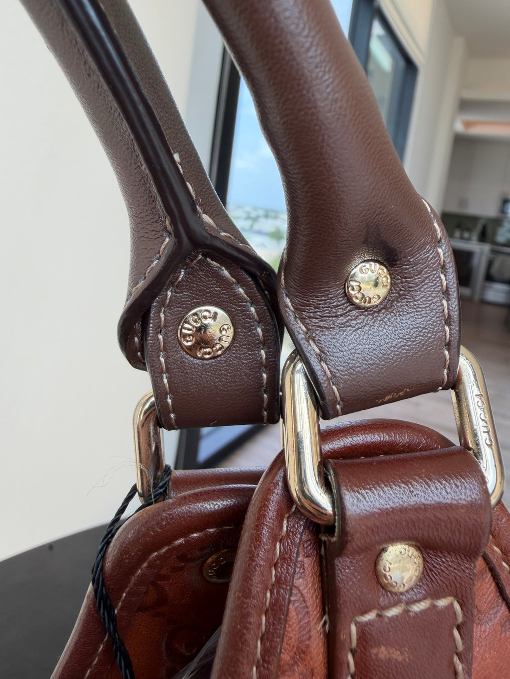 SOLD - Gucci Guccissima Leather New Jackie Large Hobo