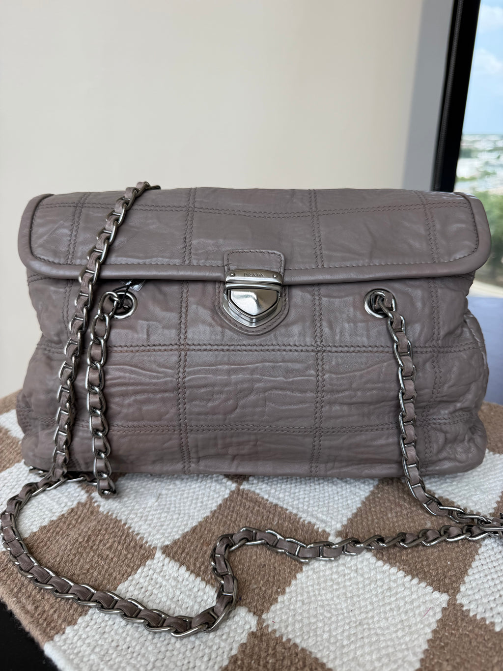 Prada Nappa Chain Bag - Vintage