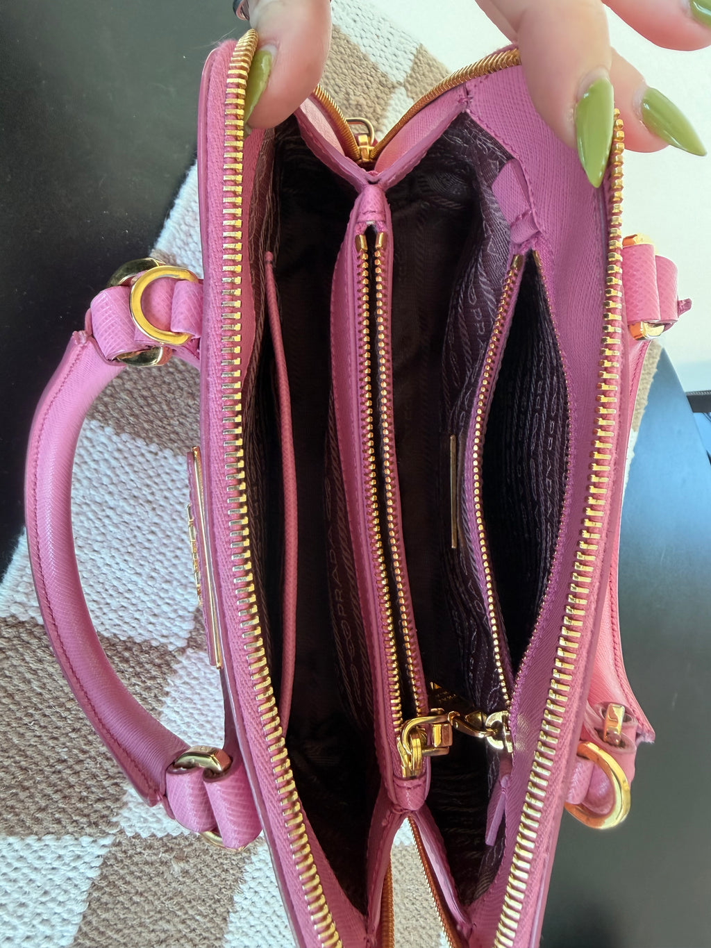 SOLD Prada Saffiano Promenade Satchel