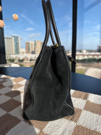 SOLD - Prada Glacé Calfskin + Suede