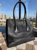 SOLD - Prada Glacé Calfskin + Suede