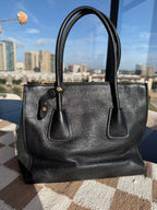 SOLD - Prada Glacé Calfskin + Suede