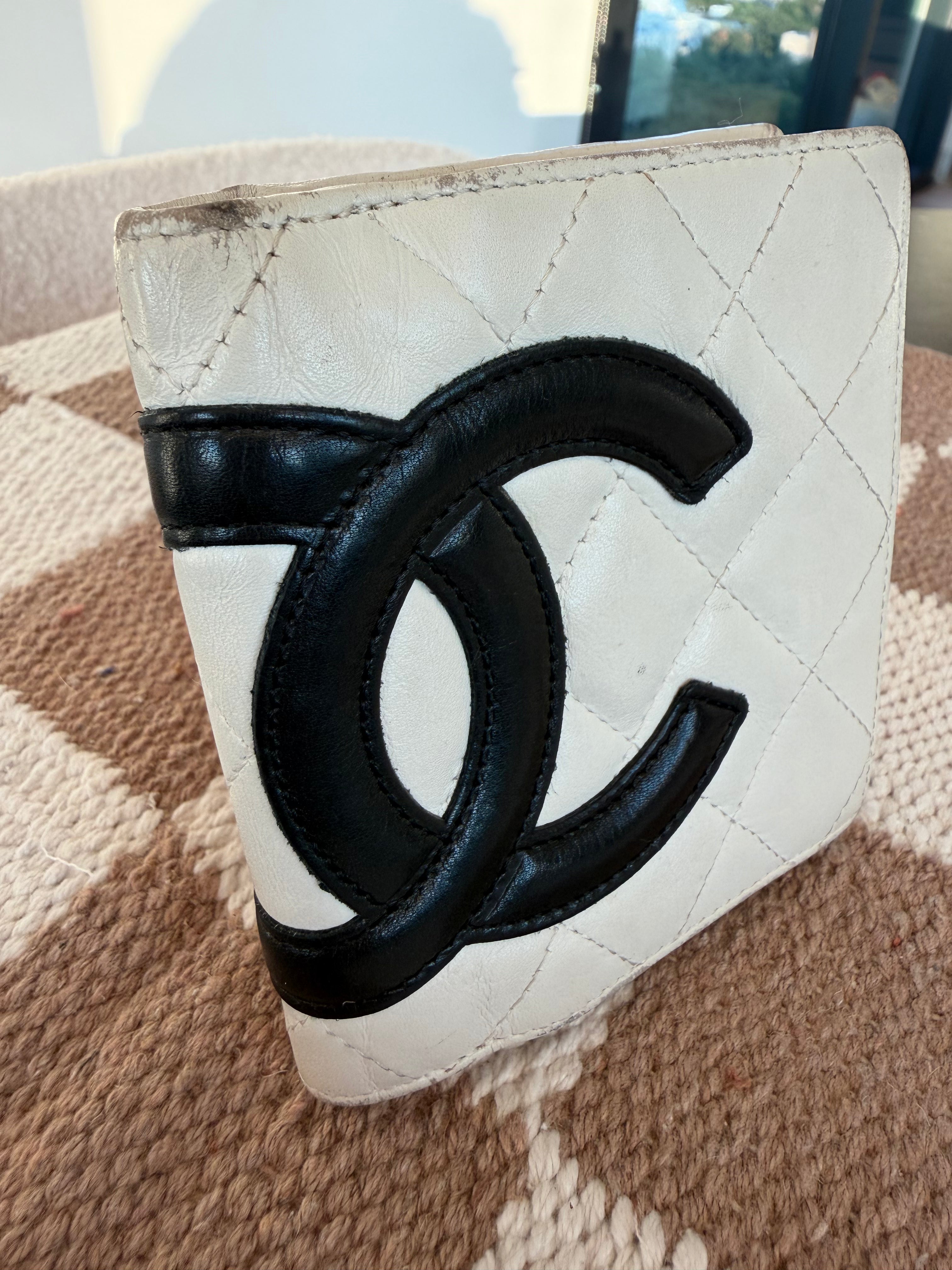 Chanel Vintage 2005 Cambon Ligne Quilted Bifold Wallet