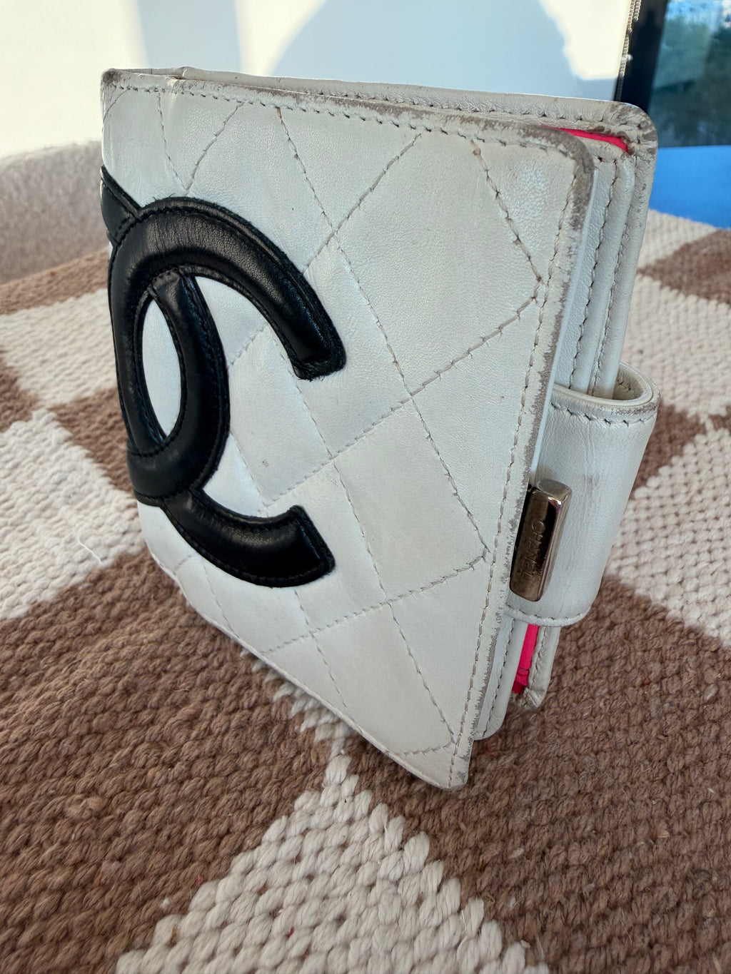 Chanel Vintage 2005 Cambon Ligne Quilted Bifold Wallet