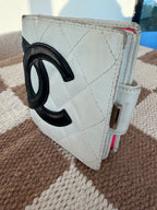 Chanel Vintage 2005 Cambon Ligne Quilted Bifold Wallet
