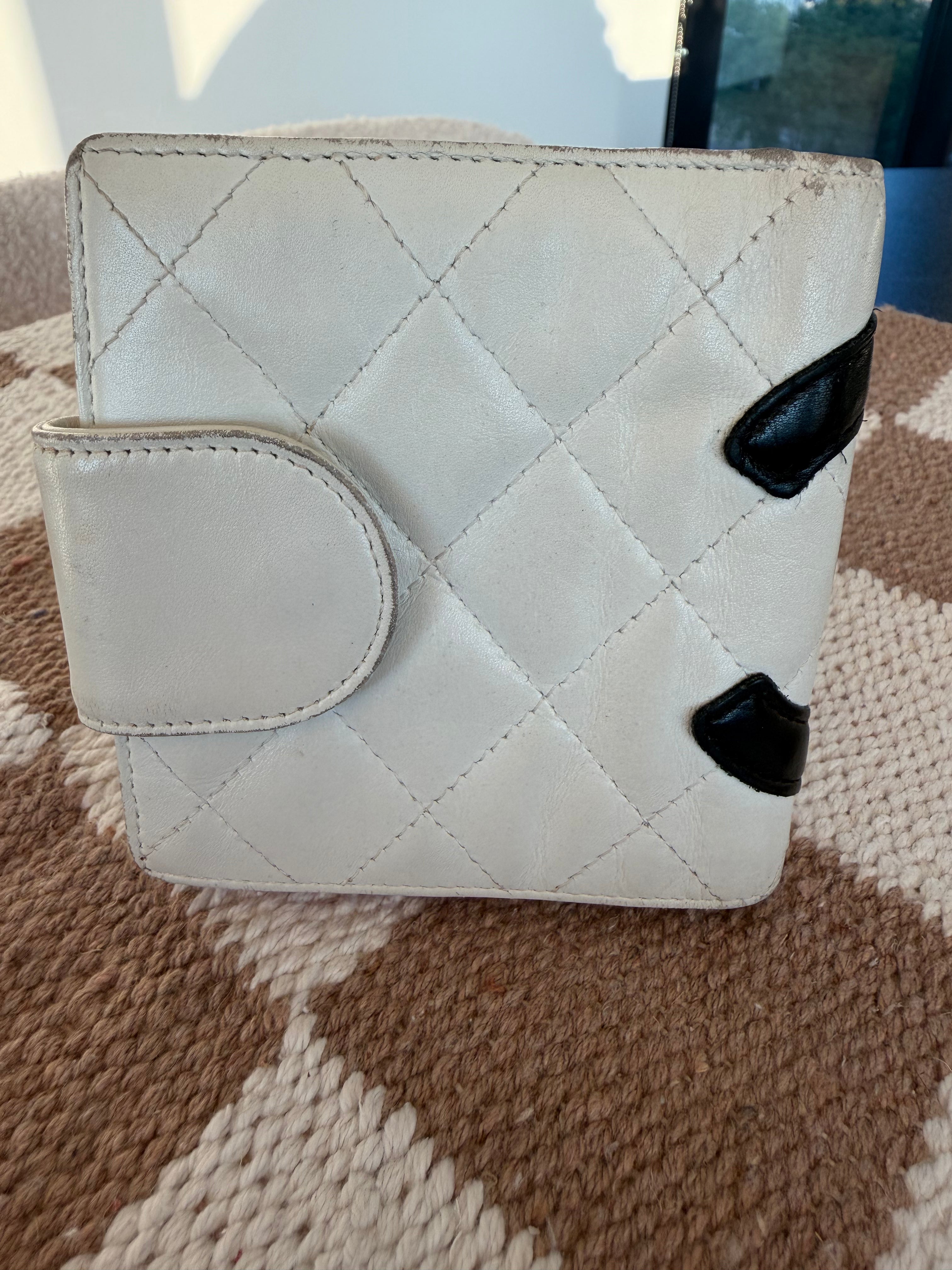 Chanel Vintage 2005 Cambon Ligne Quilted Bifold Wallet