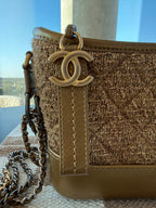 Chanel Gabrielle Hobo Metallic Tweed & Calfskin Bag