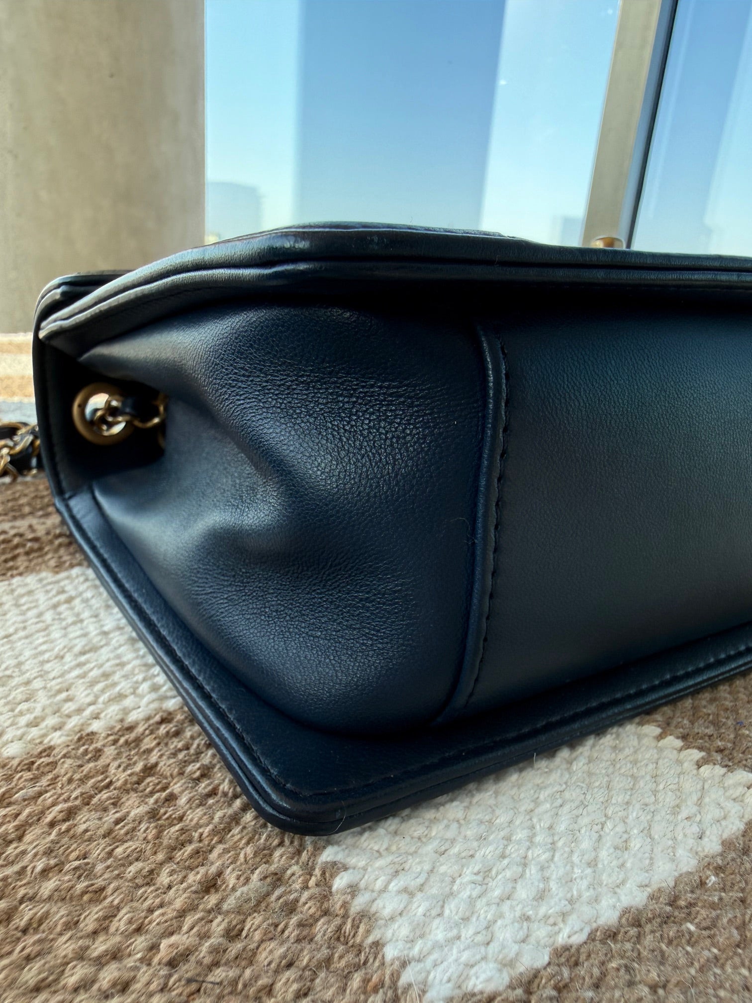 Chanel Reversed Chevron Envelope Flap