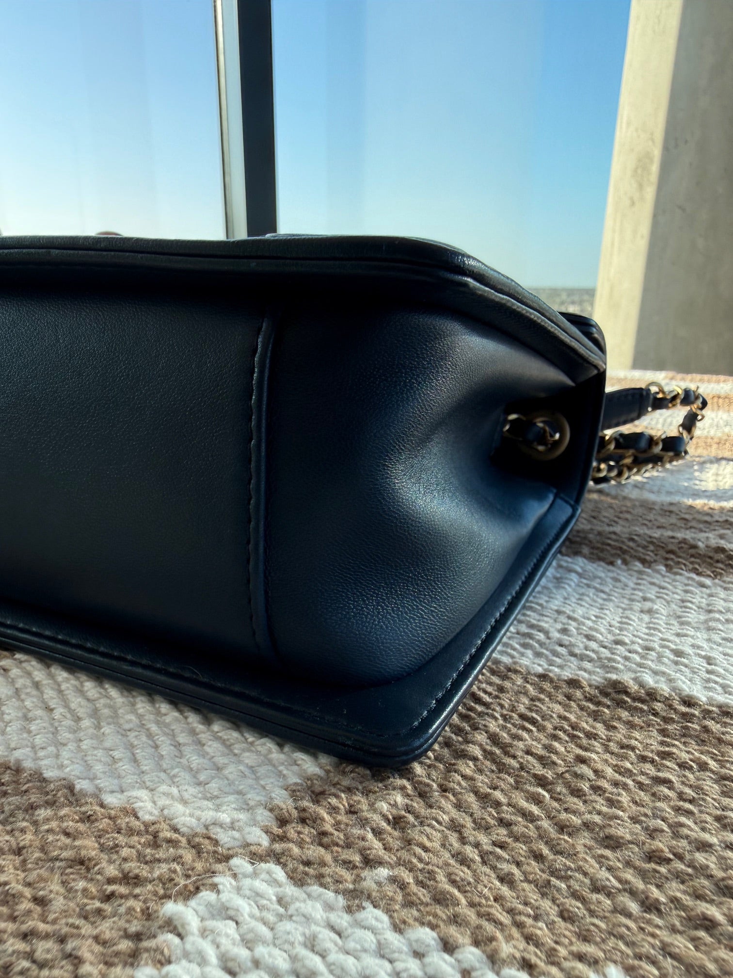 Chanel Reversed Chevron Envelope Flap