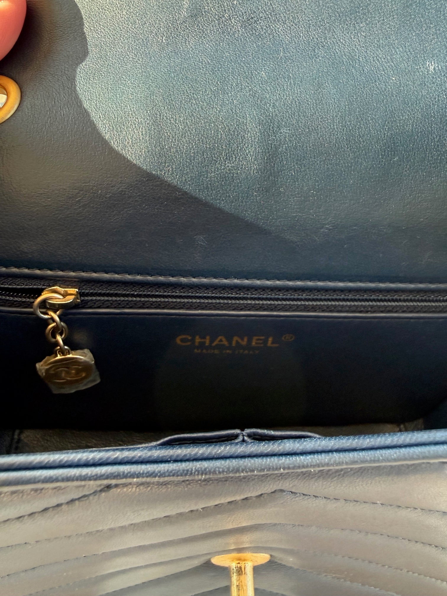 Chanel Reversed Chevron Envelope Flap