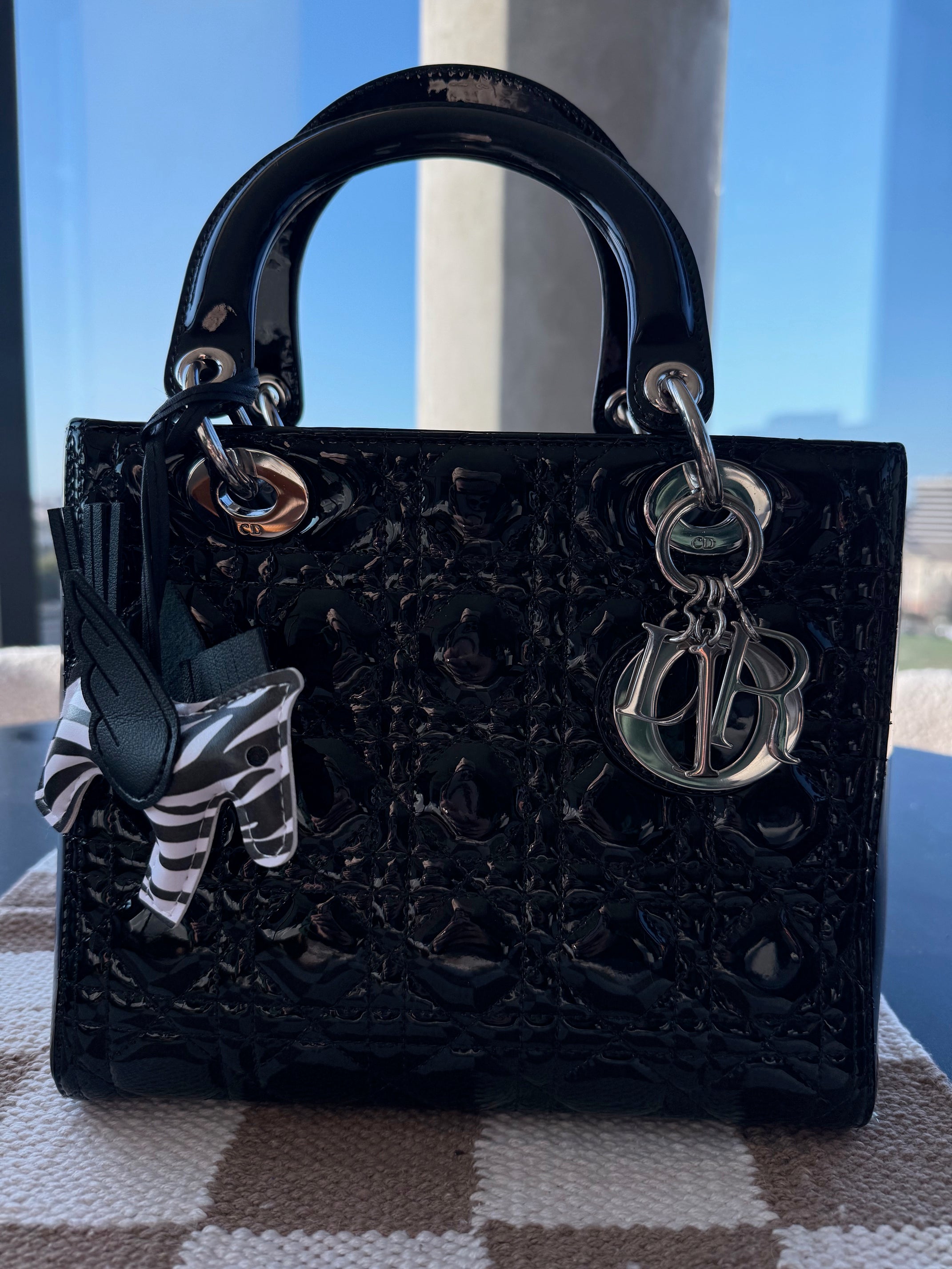 SOLD Christian Dior Cannage Lady Dior Medium