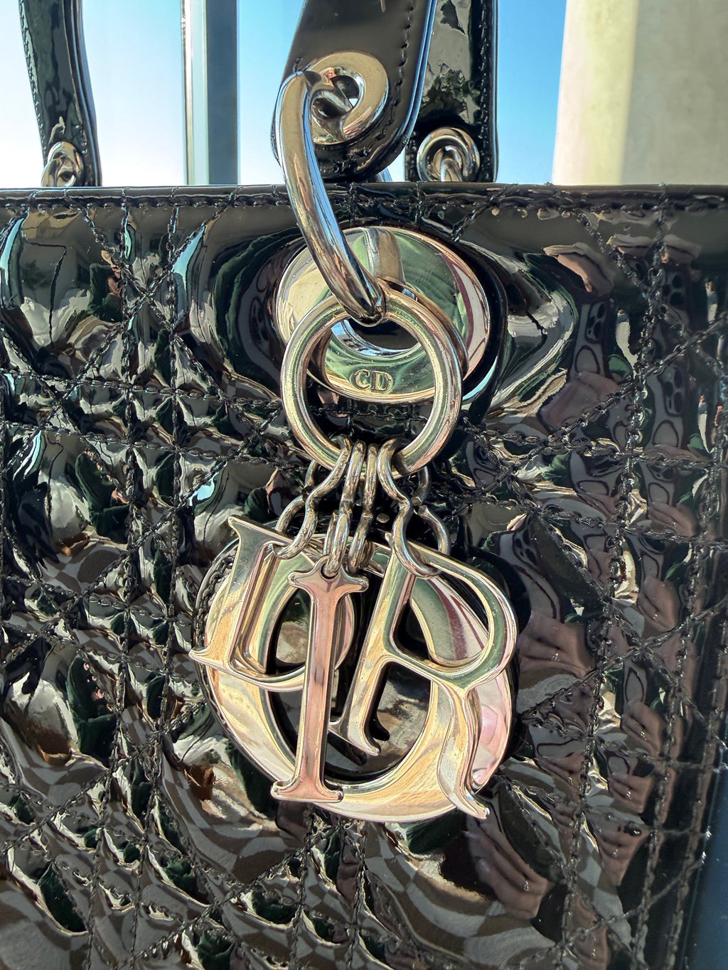 SOLD Christian Dior Cannage Lady Dior Medium