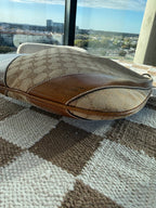 SOLD Vintage Gucci GG Canvas Crescent Hobo Shoulder Bag
