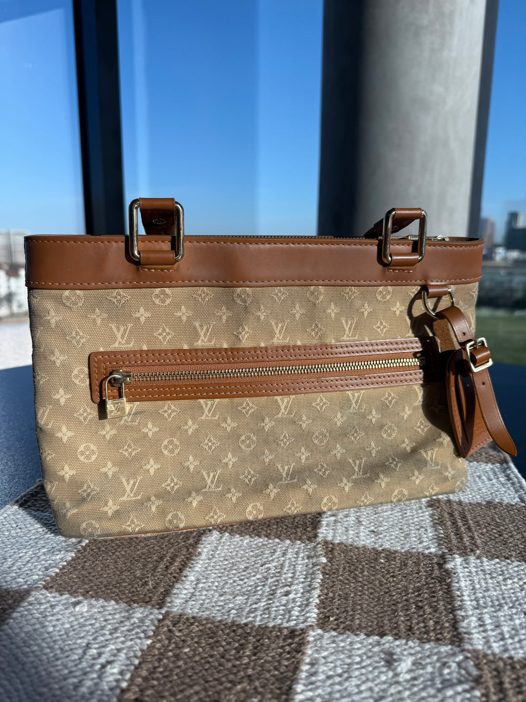 SOLD - Louis Vuitton Lin Lucille PM Tote Vintage