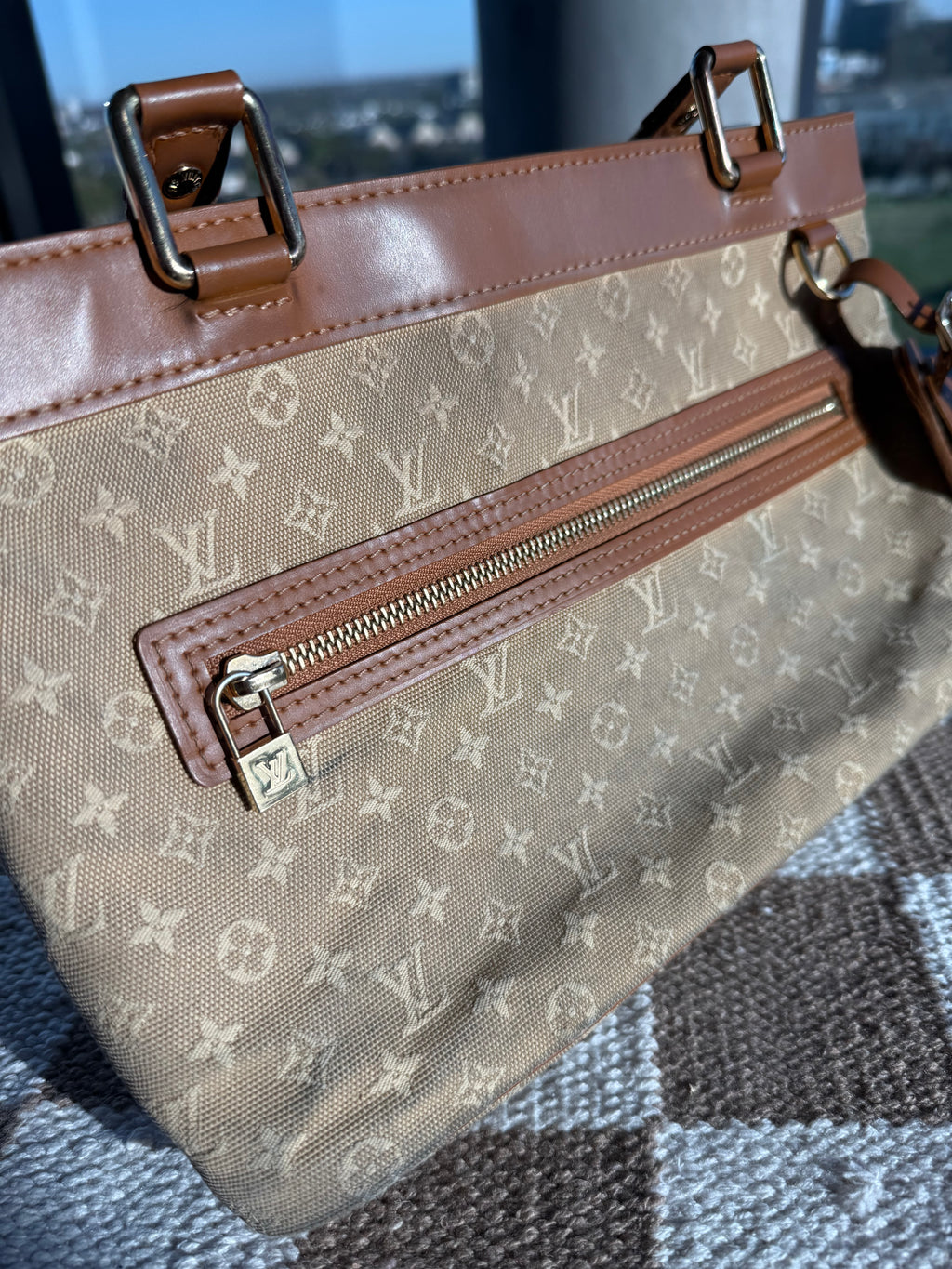 SOLD - Louis Vuitton Lin Lucille PM Tote Vintage