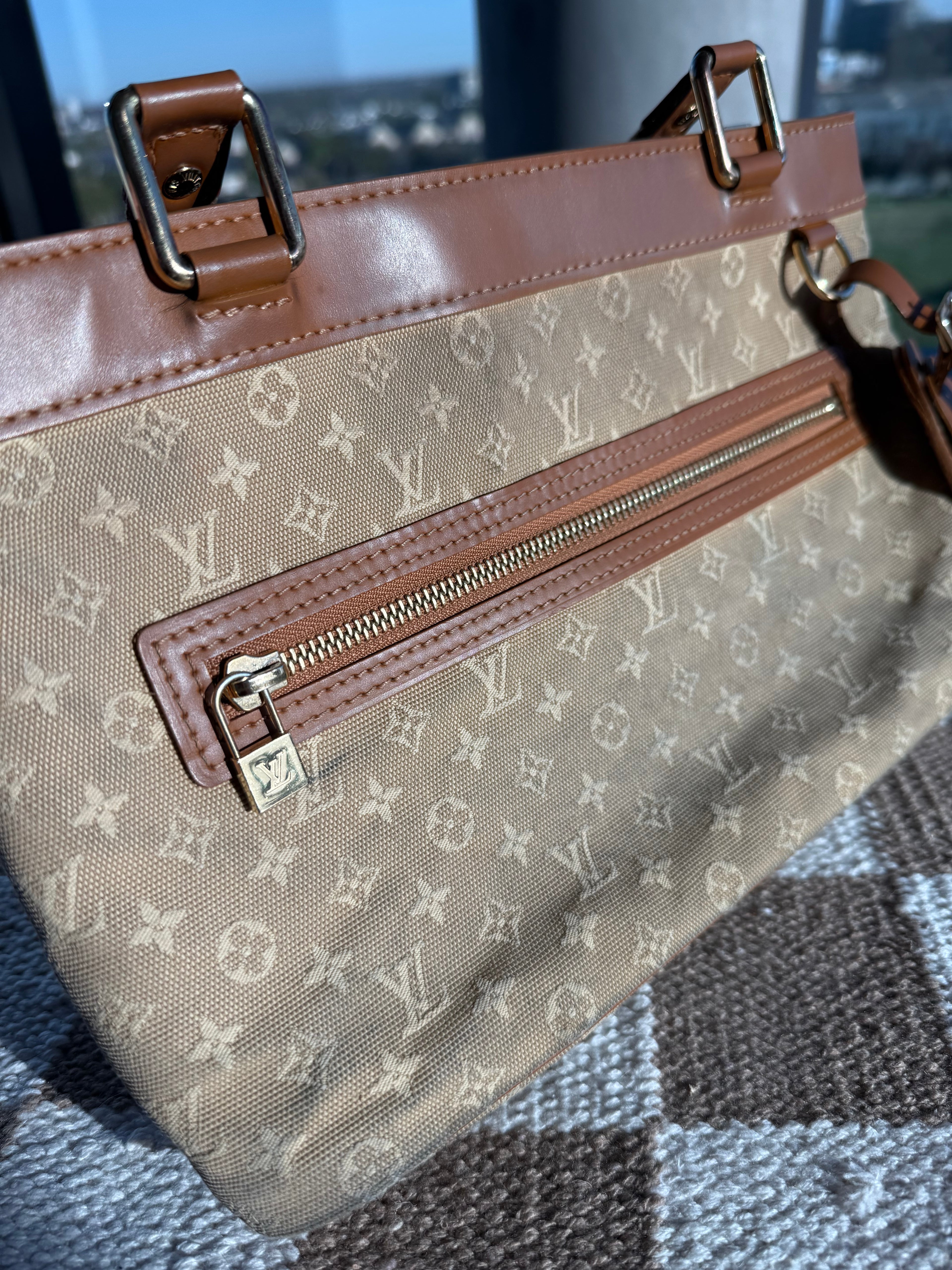 SOLD - Louis Vuitton Lin Lucille PM Tote Vintage