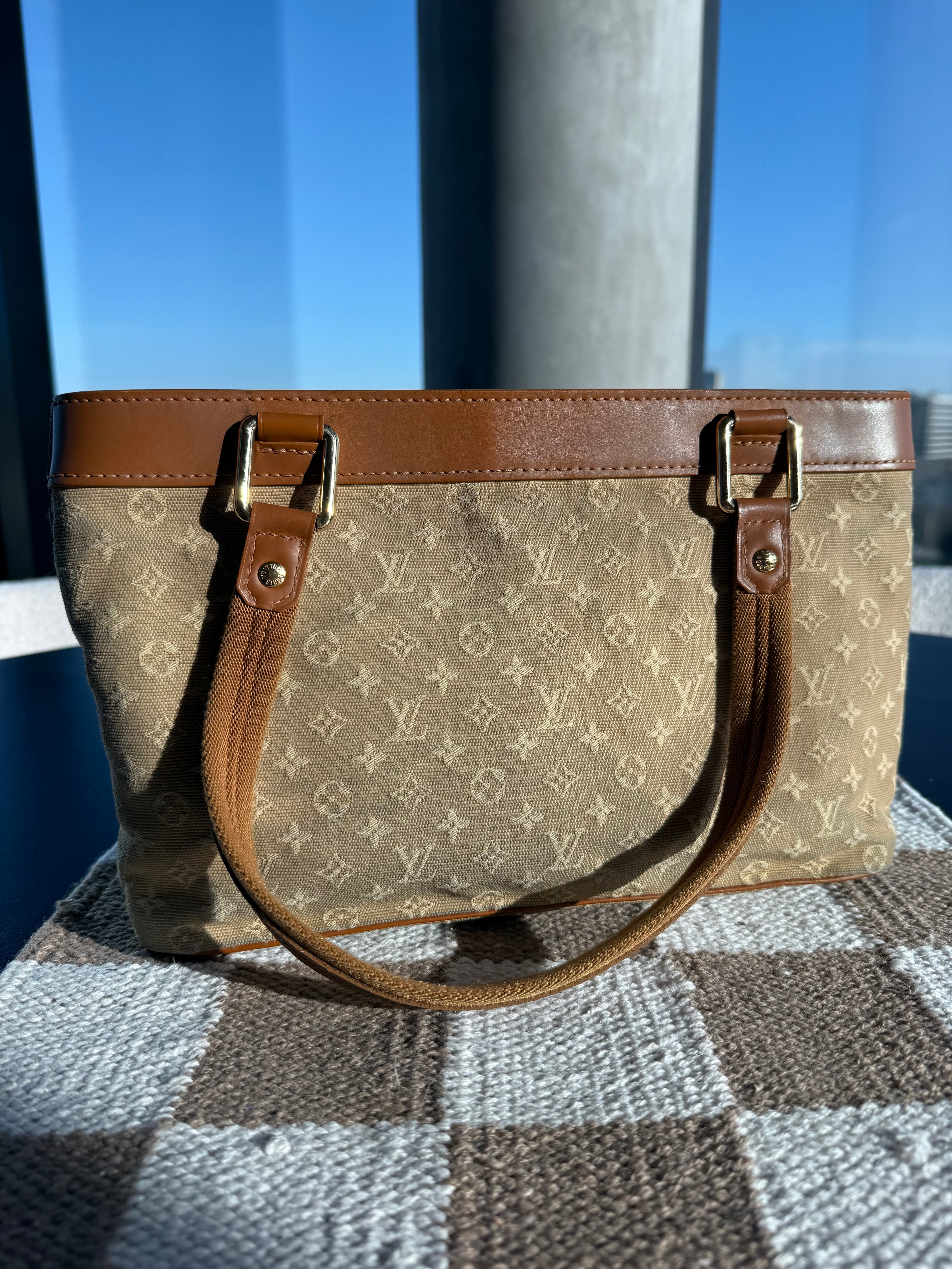 SOLD - Louis Vuitton Lin Lucille PM Tote Vintage