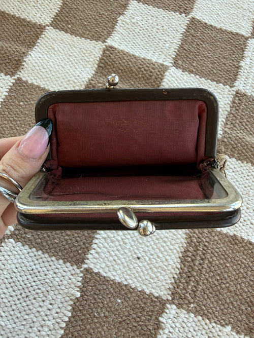 Christian Dior Trotter Coin Purse – Kiss Lock Vintage