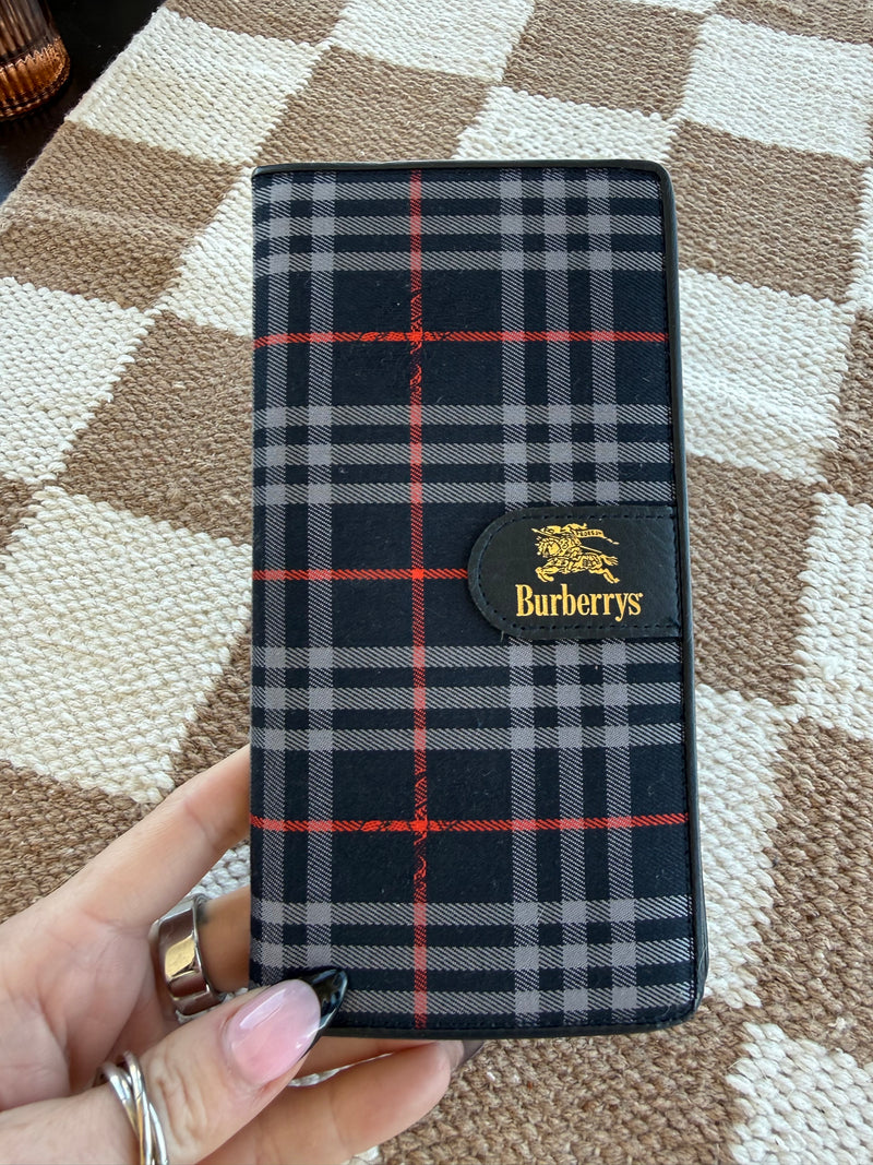 Burberry Nova Check Long Wallet