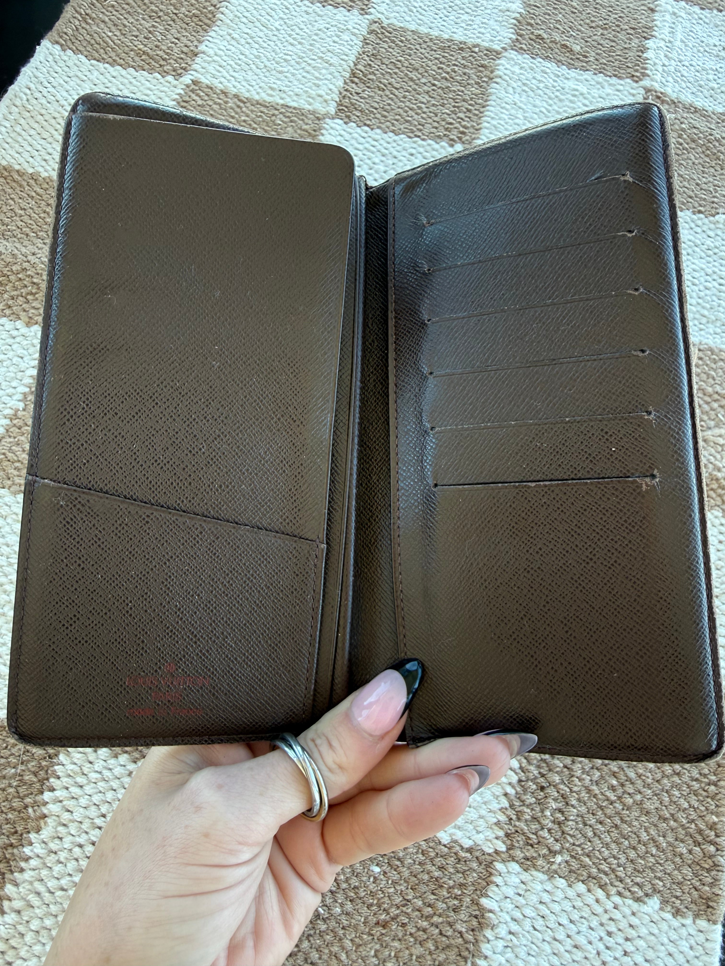 Louis Vuitton Damier Ebene Long Wallet