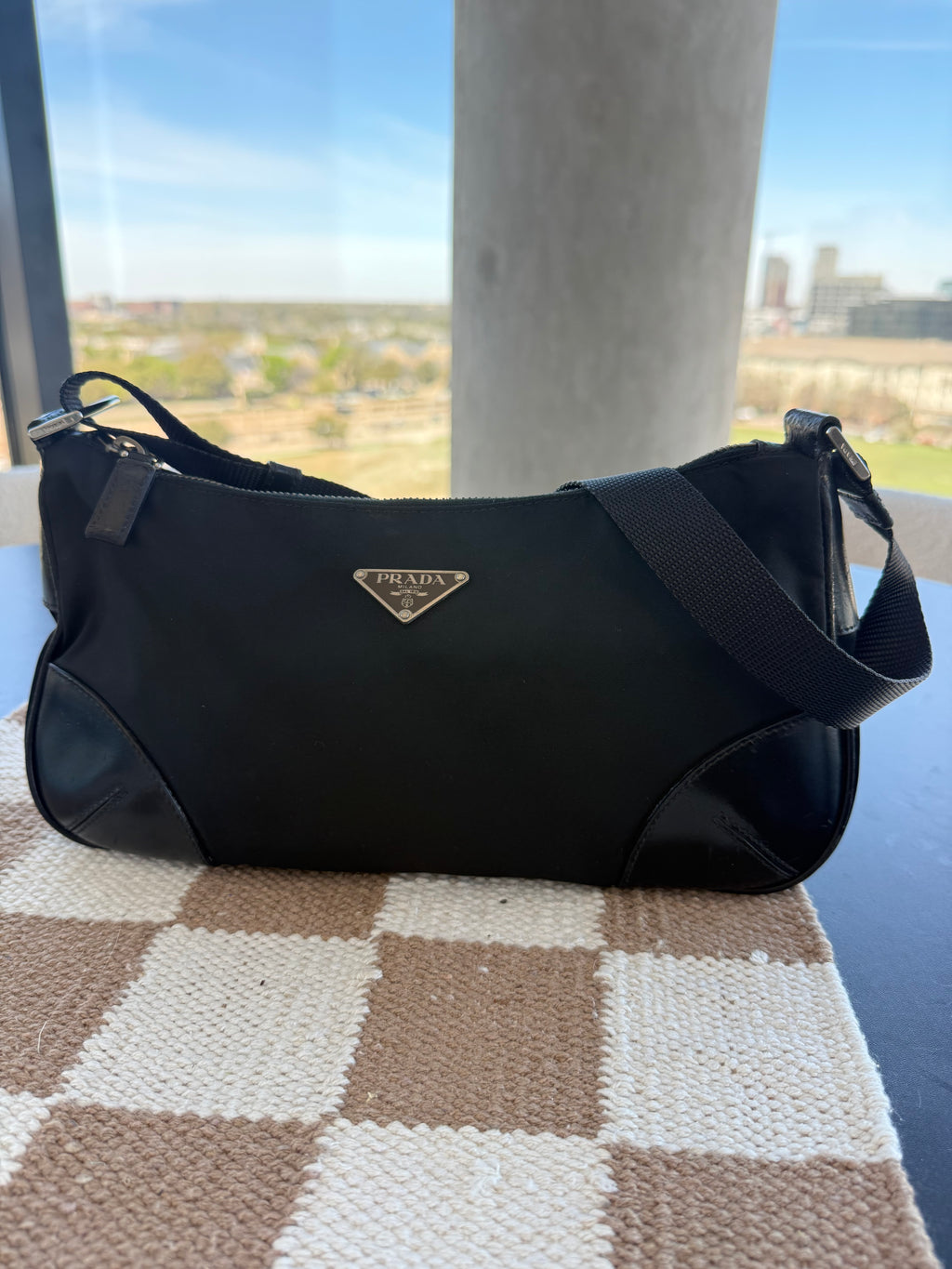 SOLD - Prada Tessuto Nylon Shoulder Bag