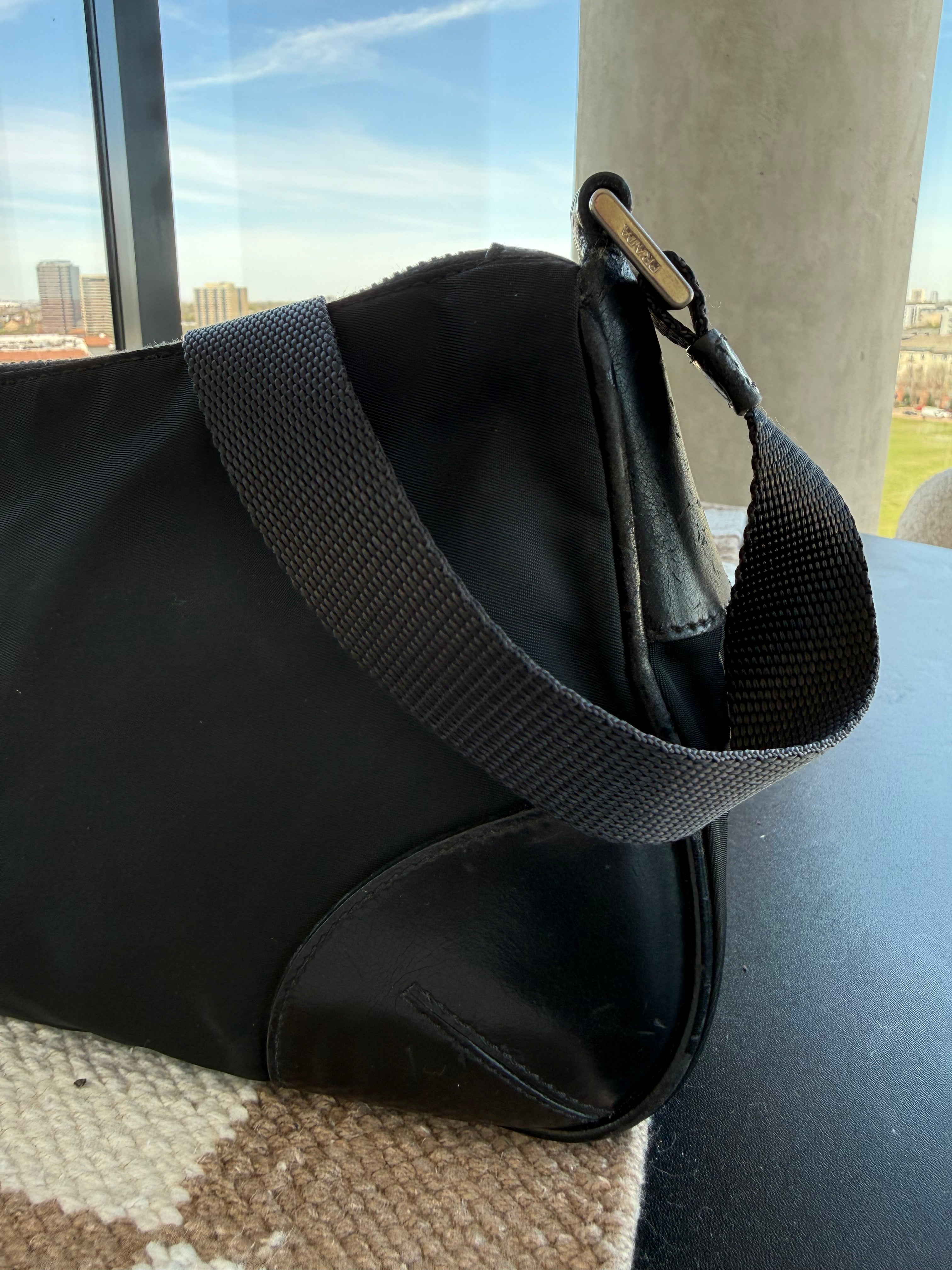 SOLD - Prada Tessuto Nylon Shoulder Bag