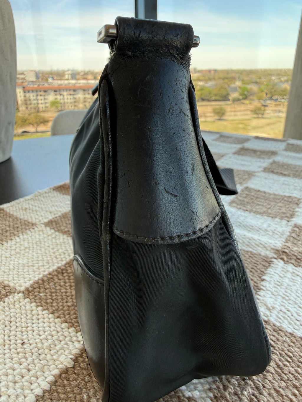 SOLD - Prada Tessuto Nylon Shoulder Bag