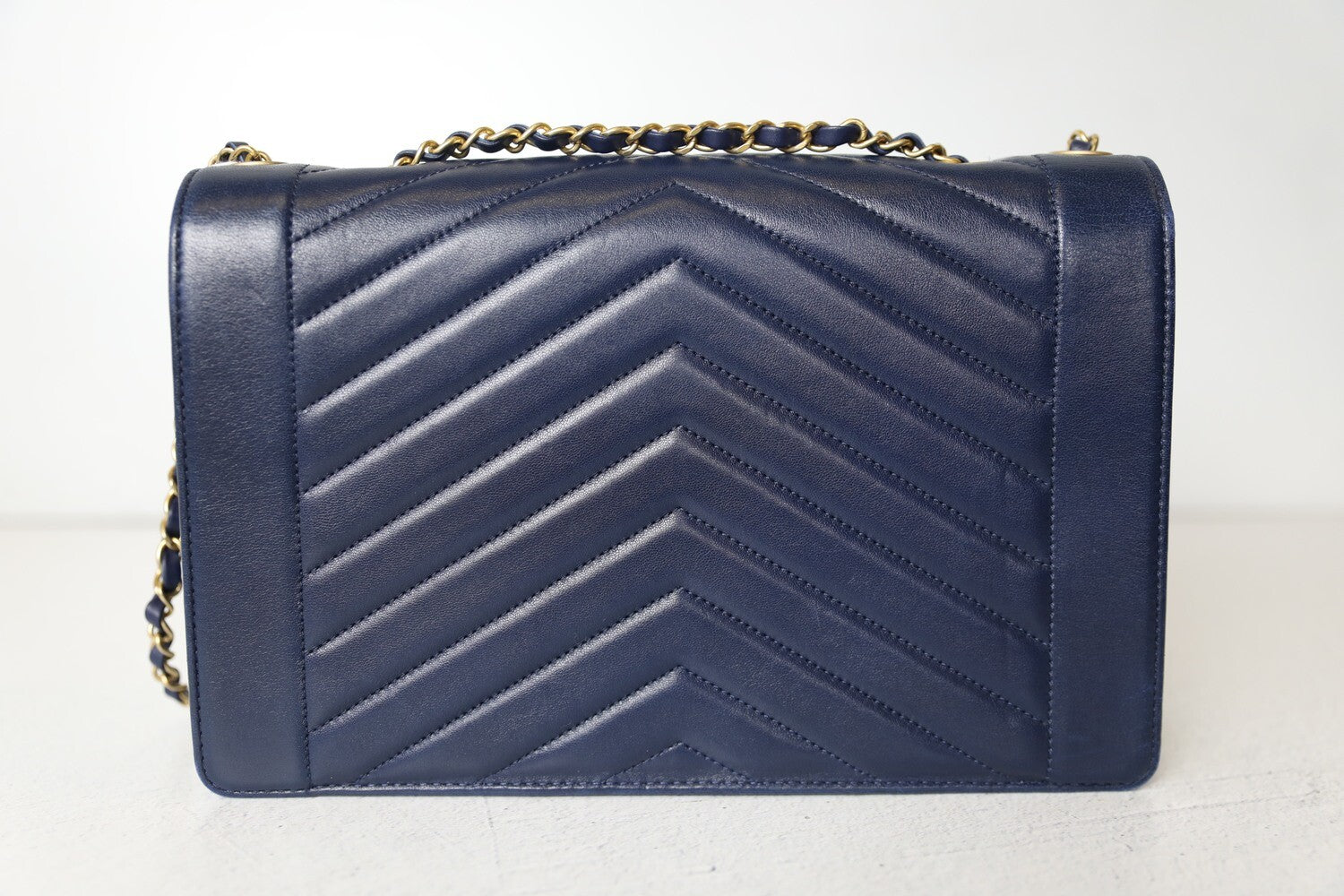 Chanel Reversed Chevron Envelope Flap