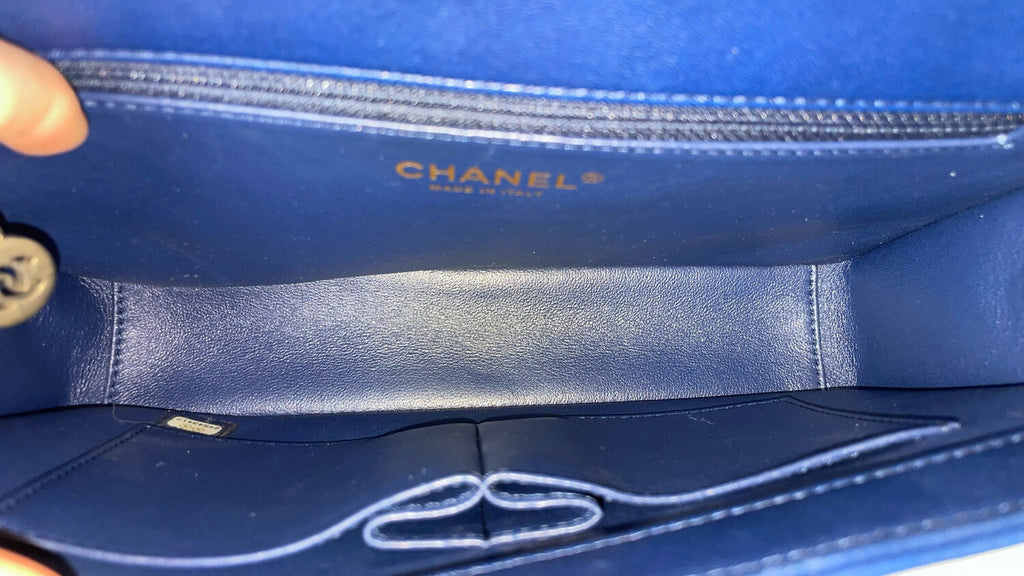 Chanel Reversed Chevron Envelope Flap