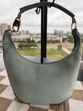 Gucci Vintage Sage Suede Hobo Shoulder Bag