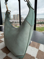 Gucci Vintage Sage Suede Hobo Shoulder Bag