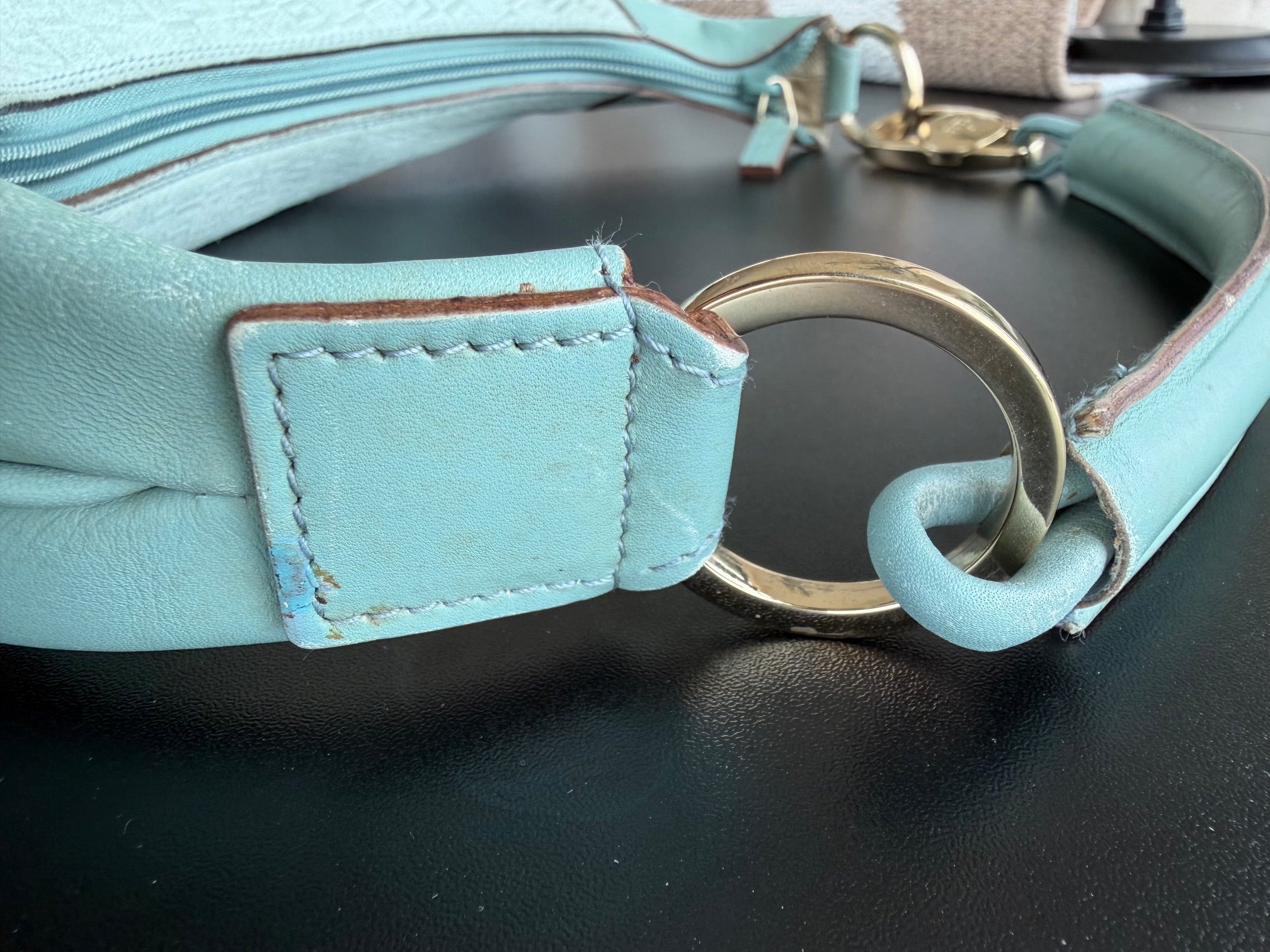 Gucci Vintage Sage Suede Hobo Shoulder Bag