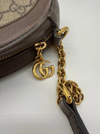 Gucci Ophidia GG Web Crossbody Mini Brown Canvas/Leather