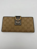 Vintage Gucci Monogram Abbey Continental Wallet