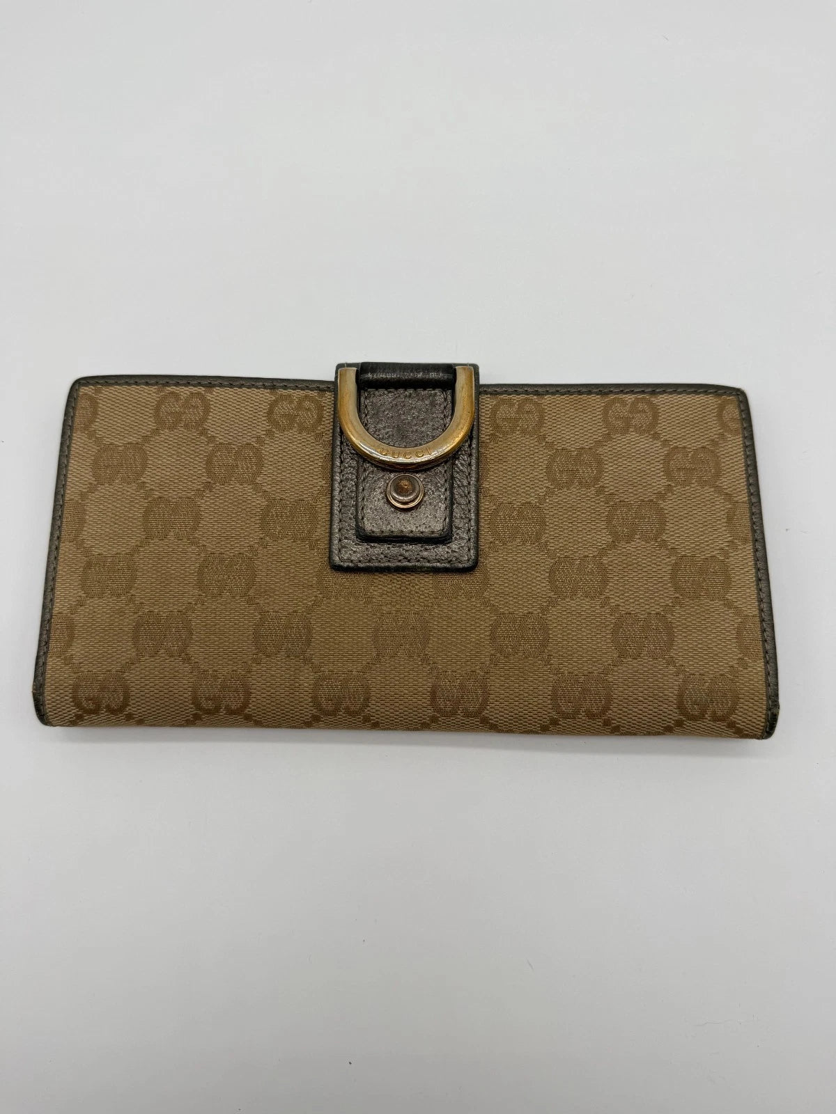 Vintage Gucci Monogram Abbey Continental Wallet
