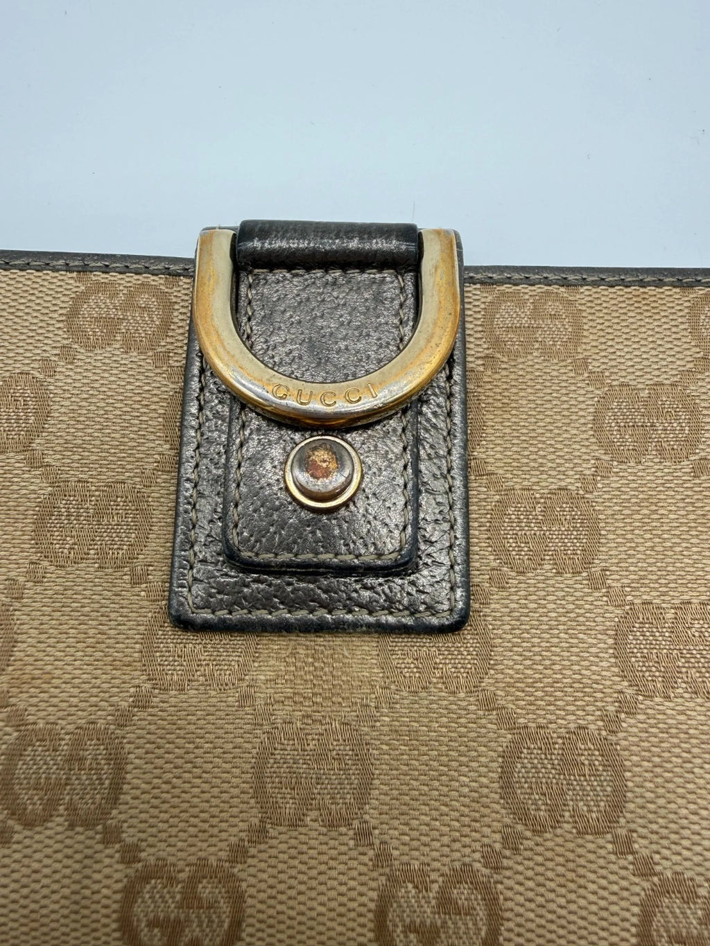 Vintage Gucci Monogram Abbey Continental Wallet