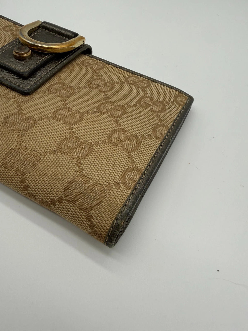 Vintage Gucci Monogram Abbey Continental Wallet