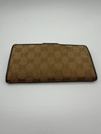 Vintage Gucci Monogram Abbey Continental Wallet