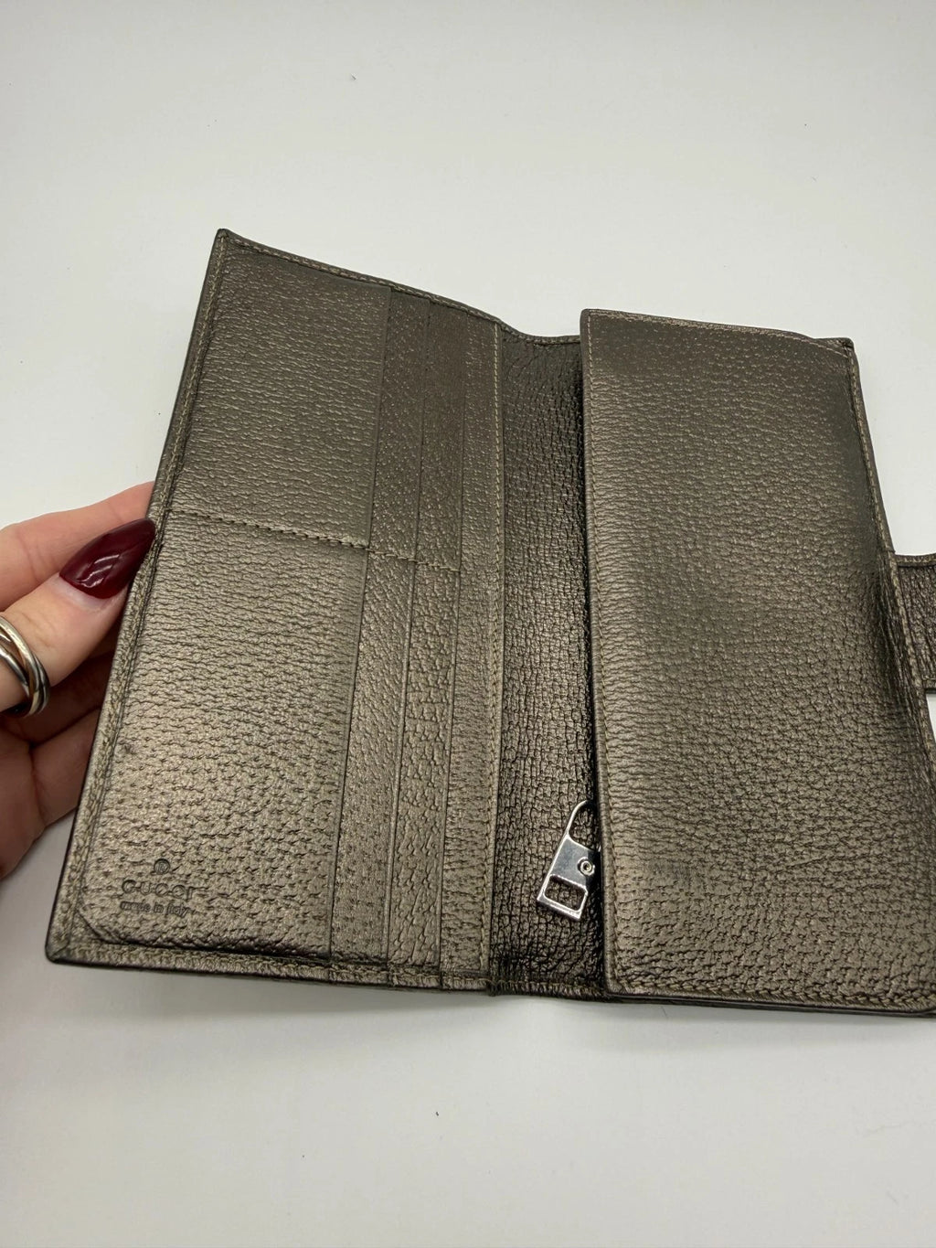 Vintage Gucci Monogram Abbey Continental Wallet