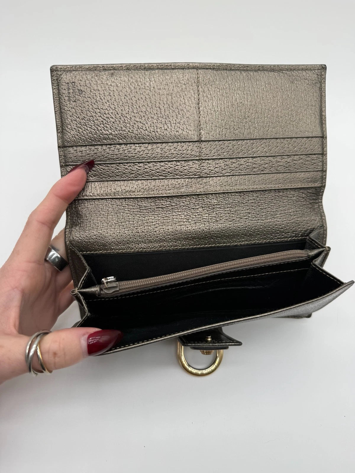 Vintage Gucci Monogram Abbey Continental Wallet