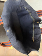 Hermes Navy Herline Tote Bag